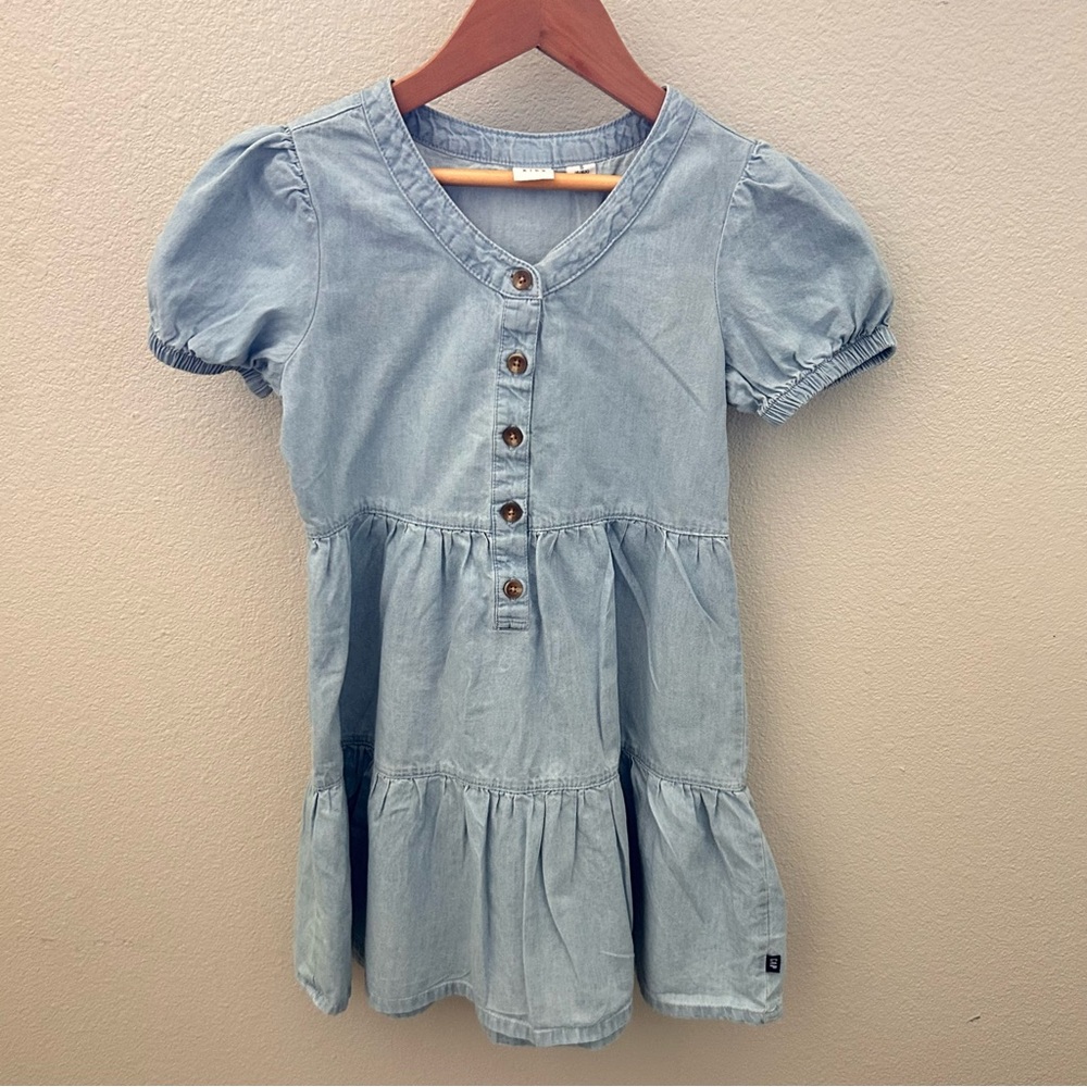 GAP Kids Girl Chambray 100% Cotton‎ Dress Size S 6/6X